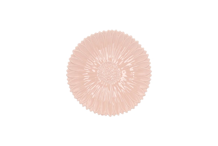 <h4>Bloom Daisy Plate Peach 11x11x2cm</h4>