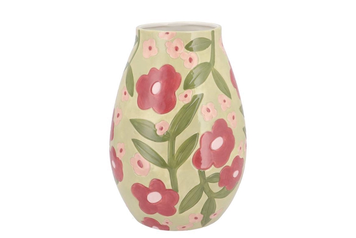 <h4>Chloe Summer Green Vase Long 20x20x28cm Nm</h4>