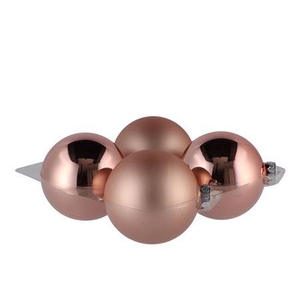 Glass Ball Smokey Rose 100mm P/4