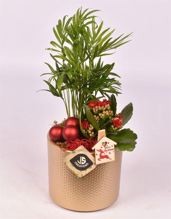 <h4>Keramiek pot goud 14cm</h4>