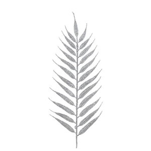 Christmas Deco leaf glitter 42cm x4