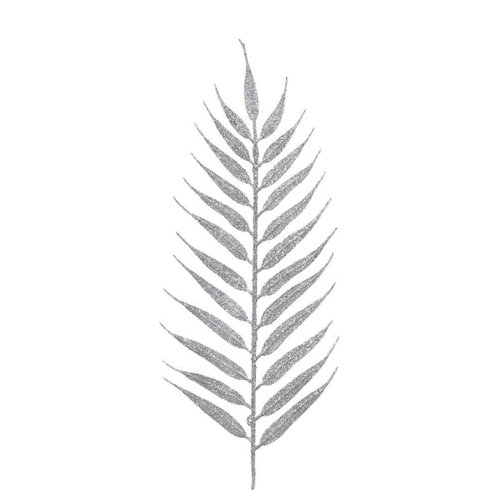 <h4>Christmas Deco leaf glitter 42cm x4</h4>