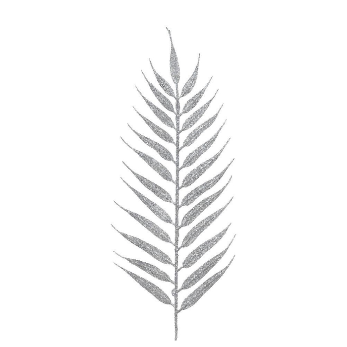 <h4>Christmas Deco leaf glitter 42cm x4</h4>