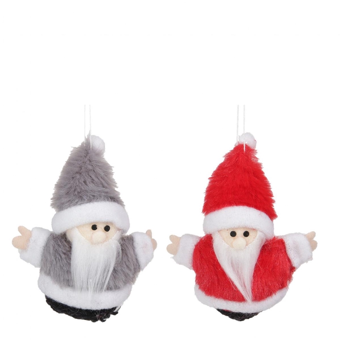 <h4>Kerst Hanger kerstman 10cm ass.</h4>