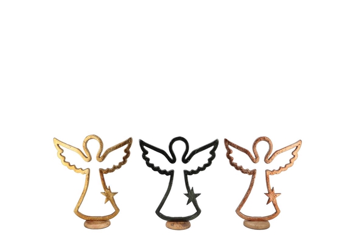 <h4>Cosmo Autumn Mix Angel On Foot Ass 15x6x18cm</h4>