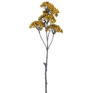 Wild hydrangea spray yellow 49cm