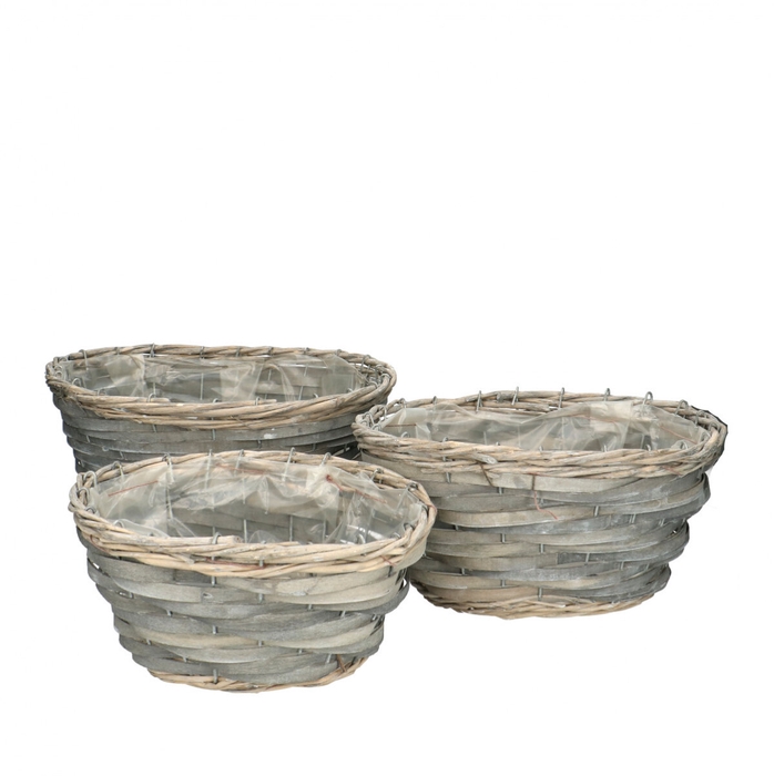 Mandwerk sets Noble pot S/3 pot 31*24*15cm