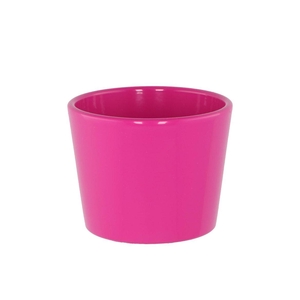 Ceramic Pink Shiny Pot 11cm Nm