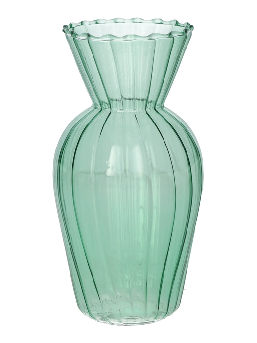 <h4>DF02-665295200 - Vase Swirl d6.2/7.4xh14 hemlock</h4>