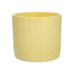 DF03-884721747 - Pot Napoli d13.5xh12.3 lemon matt