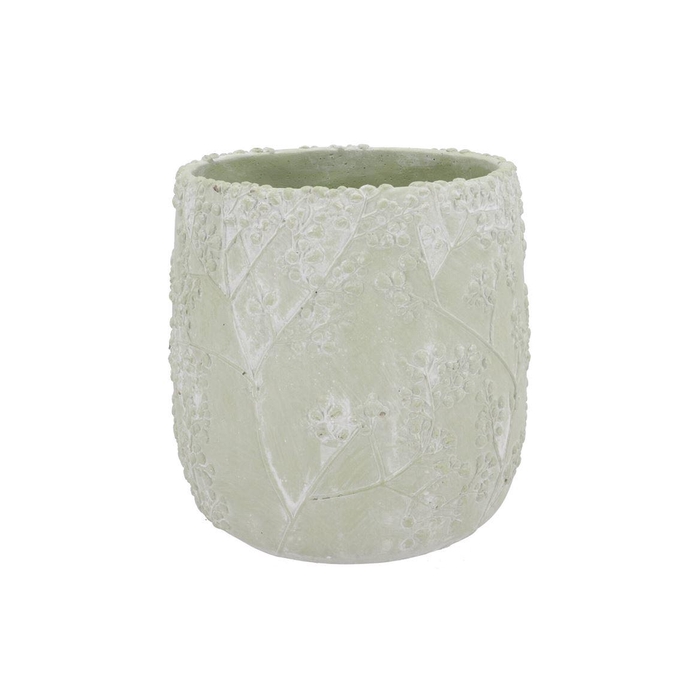 <h4>Alaska Gypsy Green Whitewash Pot 23x23x24cm Nm</h4>