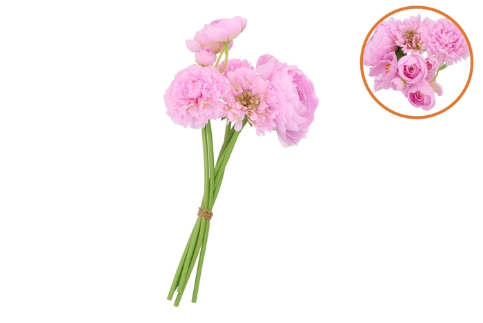 Silk Flowers Ass Light Purple 23cm