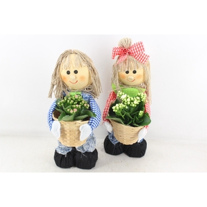 arr2 TD - Boer & boerin pop - roze/wit