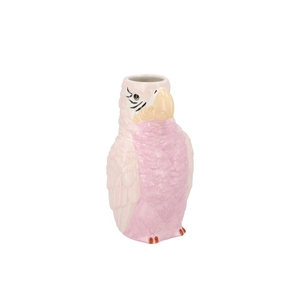 Kyra Pink Parrot Vase 13x11x23cm