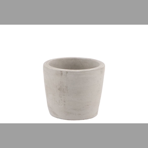 Concrete Pot Round Grey 8x7cm