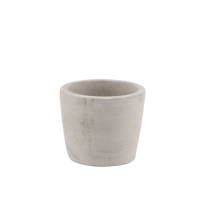 Concrete Pot Round Grey 8x7cm