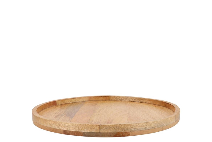 <h4>Mumbai Mango Wooden Tray Round Edge 35x35x3cm</h4>