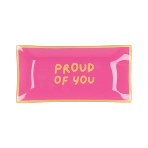 Plate Rectangle Proud Of You 20x10x2cm Nm
