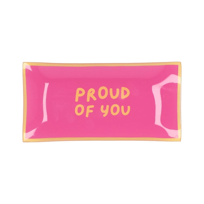 <h4>Plate Rectangle Proud Of You 20x10x2cm</h4>