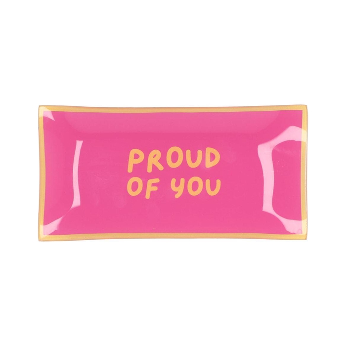<h4>Plate Rectangle Proud Of You 20x10x2cm</h4>