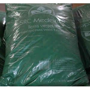TERRA VEGETAL PARA VASO E FLOREIRA 10KG