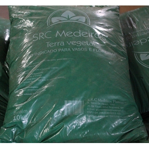 TERRA VEGETAL PARA VASO E FLOREIRA 10KG