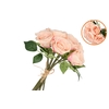 Silk Roses Bouquet 7x Light Pink 26x20x30cm