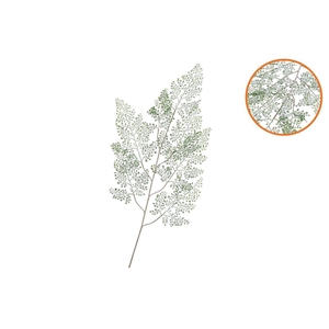 Silk Fern Maiden Hair Green Snowy 137cm