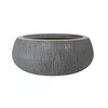 VASO RELEVO OVAL 23 CIMENTO QUEIMADO