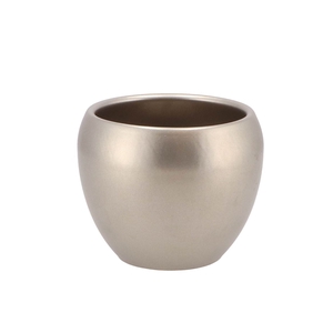 Vinci Champagne Flower Pot 14x11cm