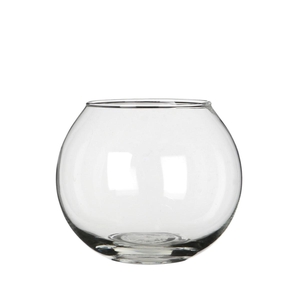 Glass vase Ball d12/7*10cm