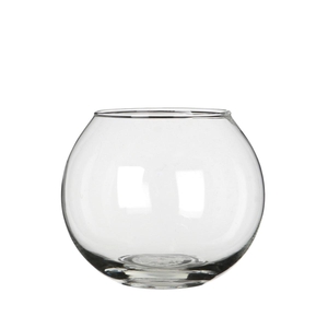 Glass vase Ball d12/7*10cm