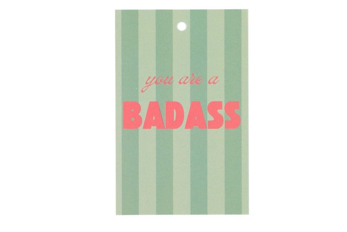<h4>Gift Bouquet Card Badass Green 6x9cm P/25</h4>