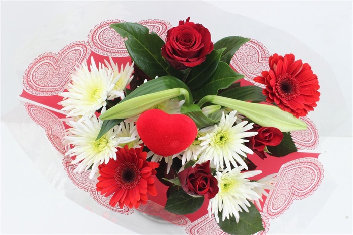 <h4>Boeket Splash Rood Valentijn</h4>