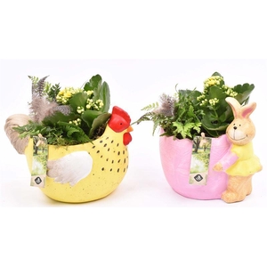 Keramiek paasmix 13/20cm