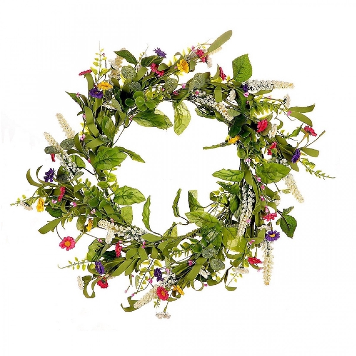 Wreath d54cm silk Blooming spring