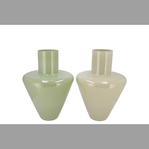 Beau Green Arrow Vase Ass 22x22x30cm Nm