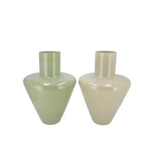 Beau Green Arrow Vase Ass 22x22x30cm