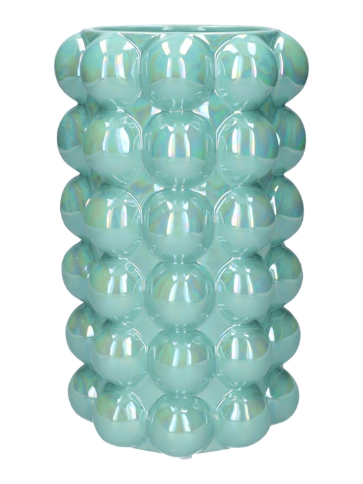 <h4>DF03-666721200 - Vase Bubbly d15xh24 l.blue+pearl</h4>