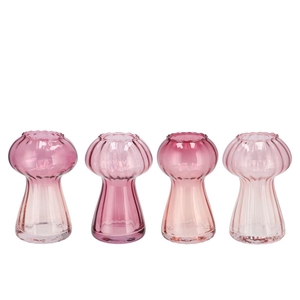 Nova Sweets Pink Vase Mushroom Structure Tricolor
