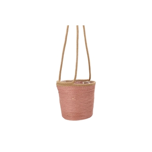 Tripoli Hang Basket Pink 20x18cm Nm