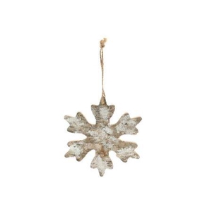 Hanger Snowflake L20w20h1 Grey