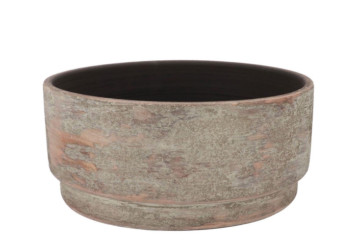 <h4>Romy Brown Bowl Round 35x15cm</h4>