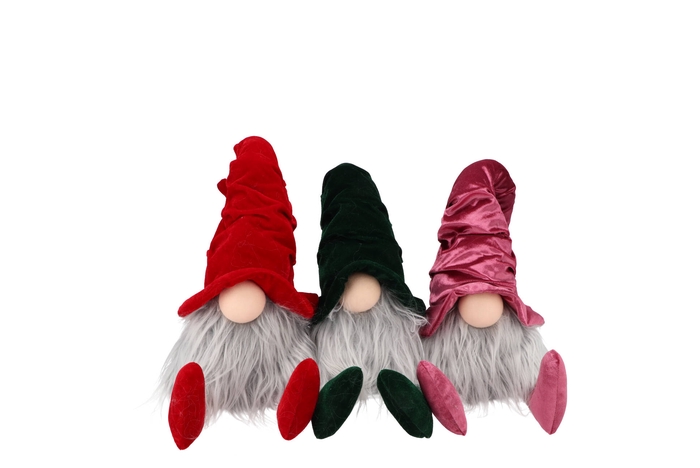 Gnome Red/green Velvet Ass 24cm