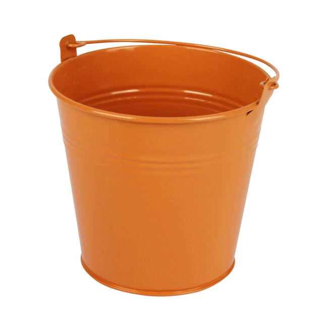 <h4>Bucket Sevilla zinc 13xH13cm - ES12 orange gloss</h4>