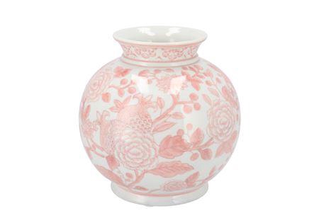 <h4>Hailey Pink Porcelain Vase Rose 20x20cm</h4>