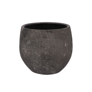 Bali Black Coal Pot 24x21cm