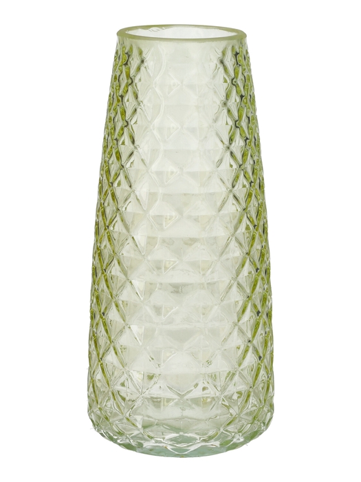 DF02-700615300 - Vase Gemma diamond d6.5/10xh21 soft yellow