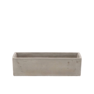 Concrete Bowl Rectangle 28x9x8cm