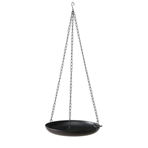 Bird feeder Coco, H 58 cm, Iron, Single-colour, Black iron black
